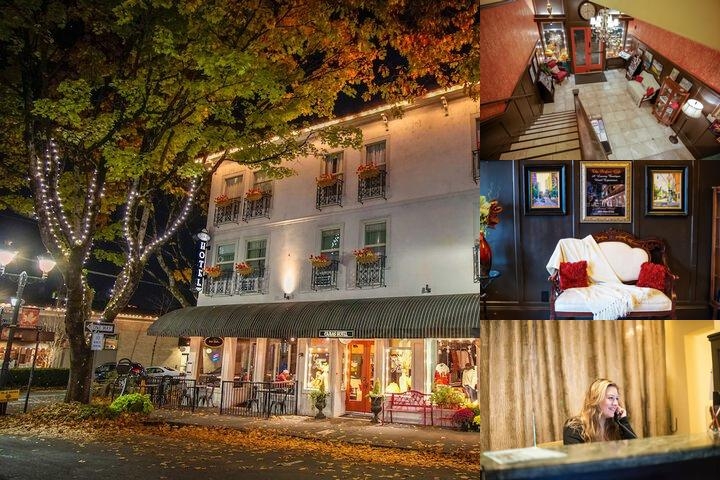 Camas Hotel photo collage