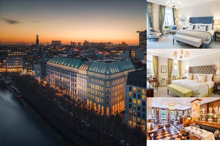 Fairmont Hotel Vier Jahreszeiten Hamburg photo collage