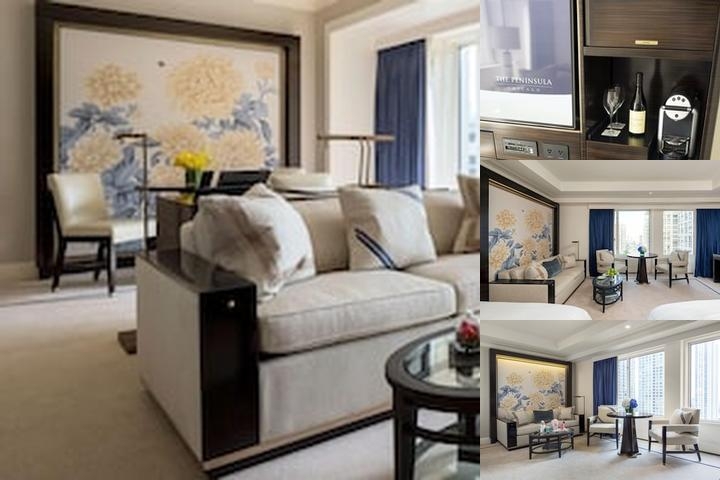 The Peninsula Chicago photo collage