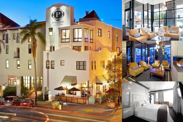 La Pensione Hotel photo collage