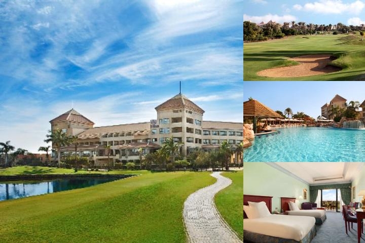 Hilton Pyramids Golf photo collage