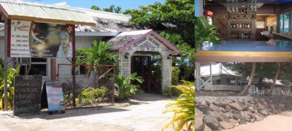 Vacations Beach Fale photo collage