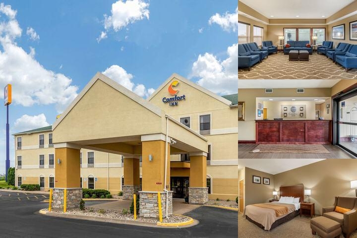 Comfort Inn Walcott near Davenport photo collage
