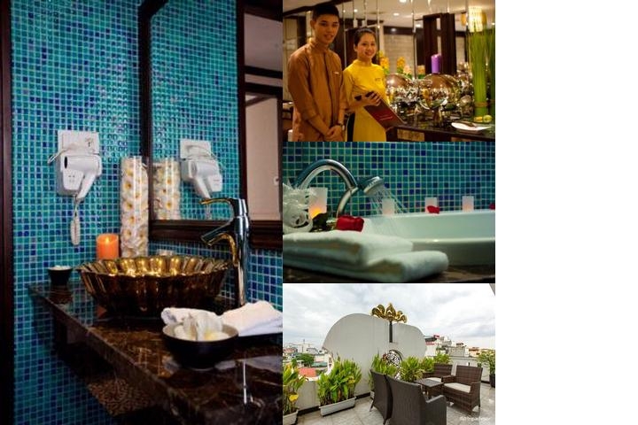 Golden Lotus Luxury Hotel photo collage
