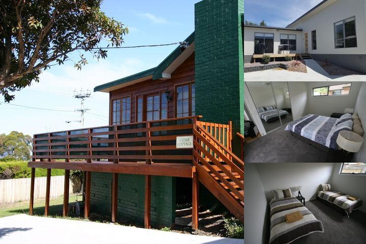 Cedar Cottages Blackmans Bay photo collage