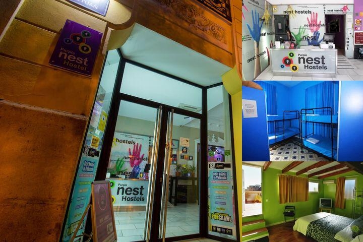 Purple Nest Hostel photo collage