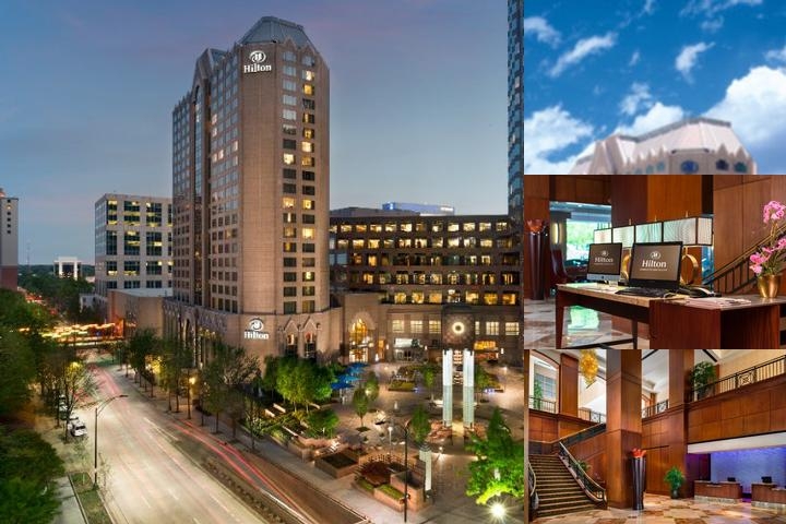 Hilton Charlotte Uptown photo collage