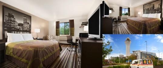 Super 8 by Wyndham Portland Airport photo collage