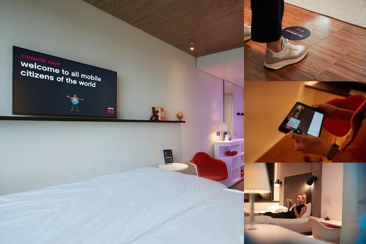 Citizenm Schiphol Airport photo collage