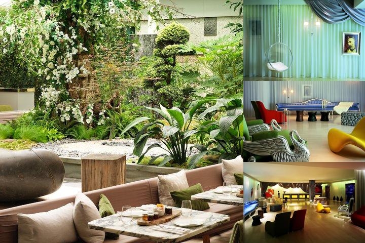 Sanderson London, a Morgans Originals hotel photo collage