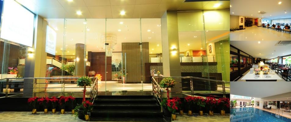 Boss Suites Nana Hotel photo collage