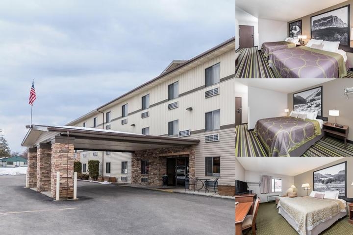 Super 8 by Wyndham Kalispell Glacier National Park photo collage