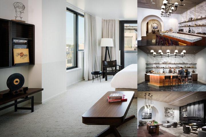 Halcyon, a hotel in Cherry Creek, Denver photo collage