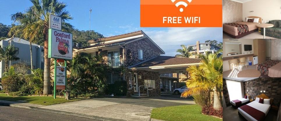 Gosford Palms Motor Inn photo collage