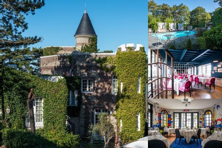 Domaine Saint Clair Le Donjon Etretat photo collage