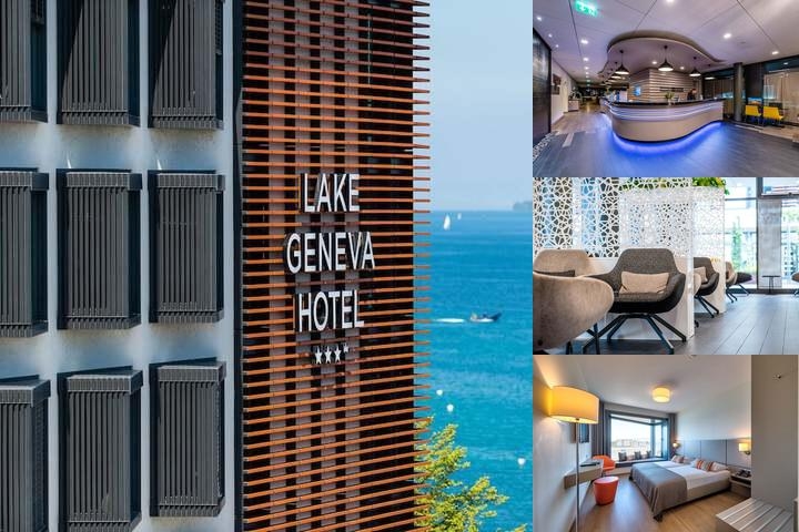 Lake Geneva Hotel photo collage