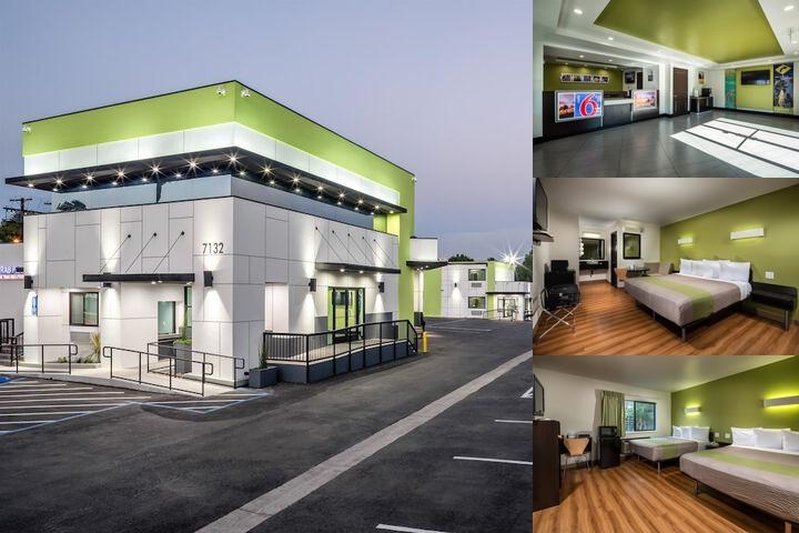 Motel 6 Canoga Park, CA photo collage