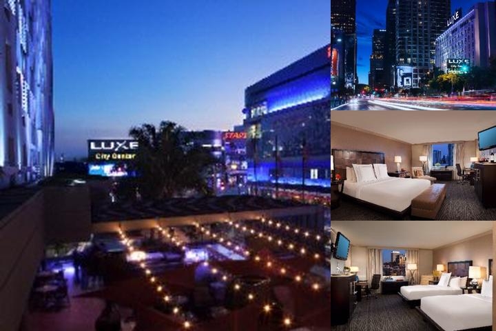E-Central Downtown Los Angeles Hotel photo collage