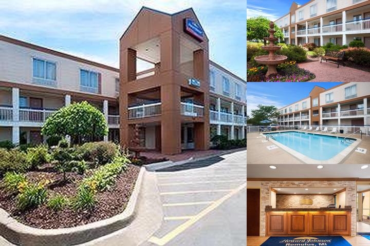 Howard Johnson by Wyndham Romulus Detroit Metro Airport photo collage