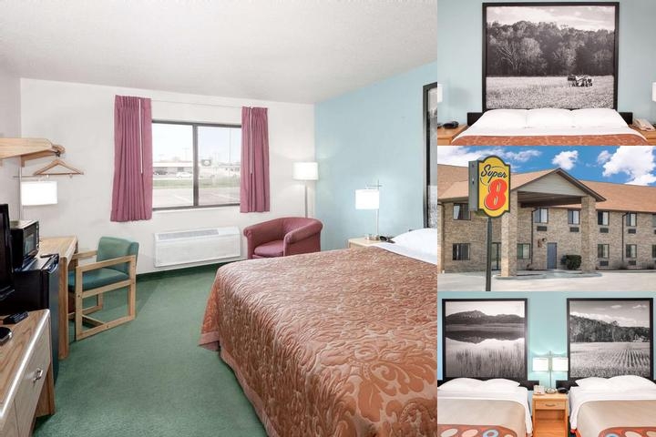 Super 8 by Wyndham Gas City Marion Area photo collage