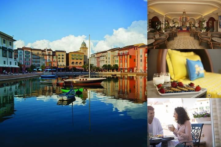 Universal’s Loews Portofino Bay Hotel photo collage