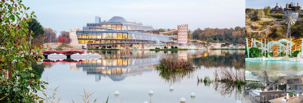 Center Parcs Villages Nature Paris photo collage