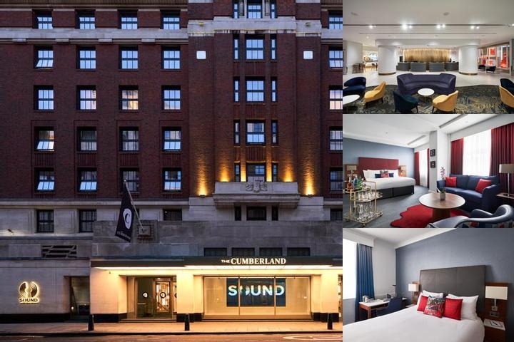 The Cumberland, London photo collage