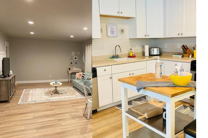 Basement Apartment photo collage