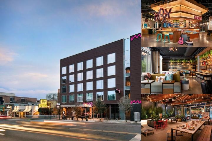 Moxy Austin University photo collage