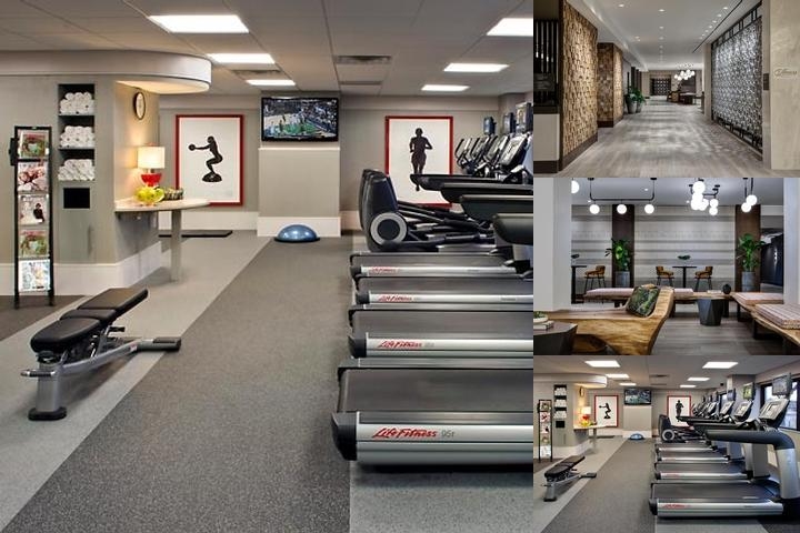 New York Laguardia Airport Marriott photo collage