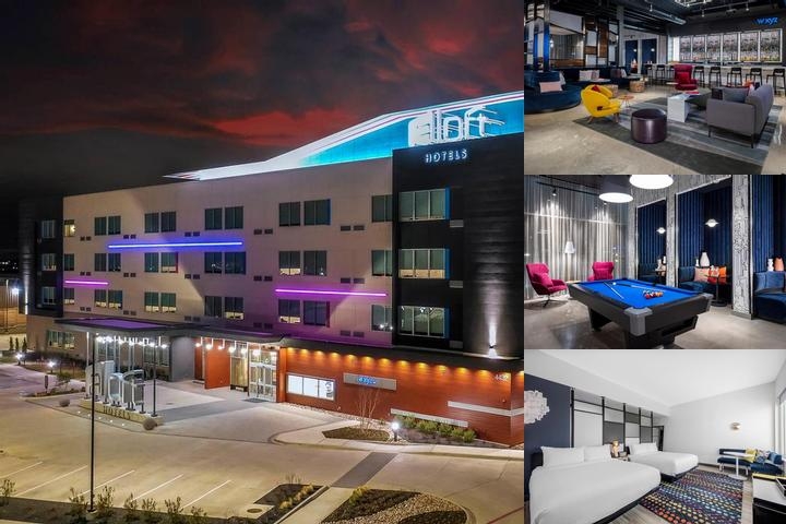 Aloft Dallas Arlington photo collage