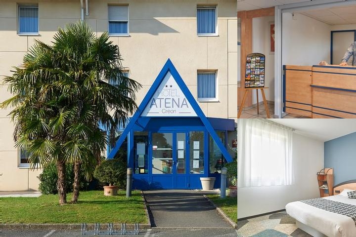Hôtel Atena Créon photo collage