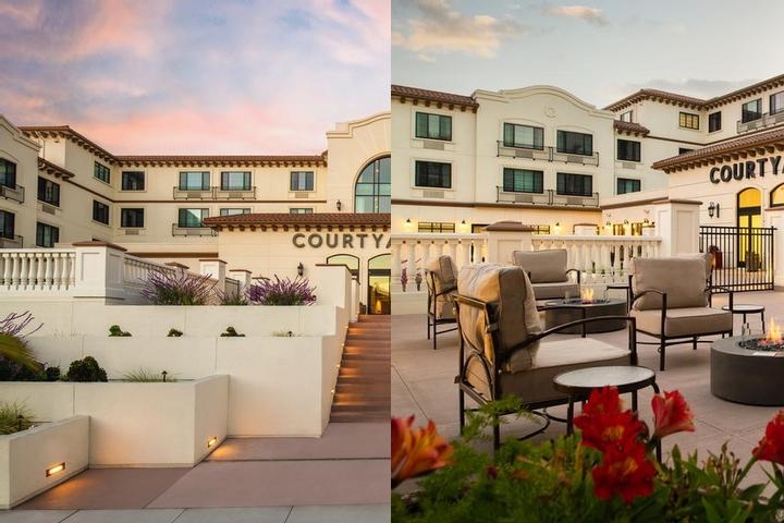 Courtyard Santa Cruz photo collage