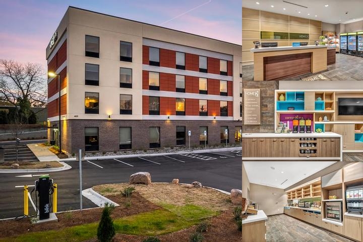 Home2 Suites by Hilton Raleigh West Lenovo Center photo collage