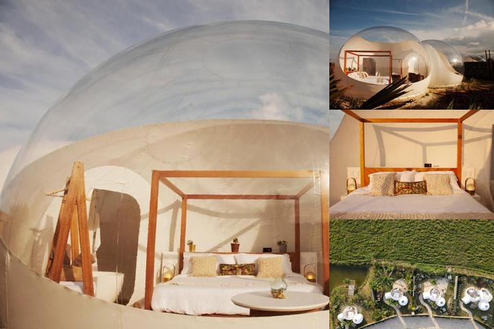 Greenland Bubble Glamping photo collage