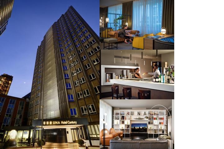 Unahotels Century Milano photo collage