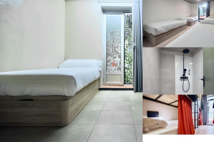 Ideal Youth Hostel Barcelona photo collage