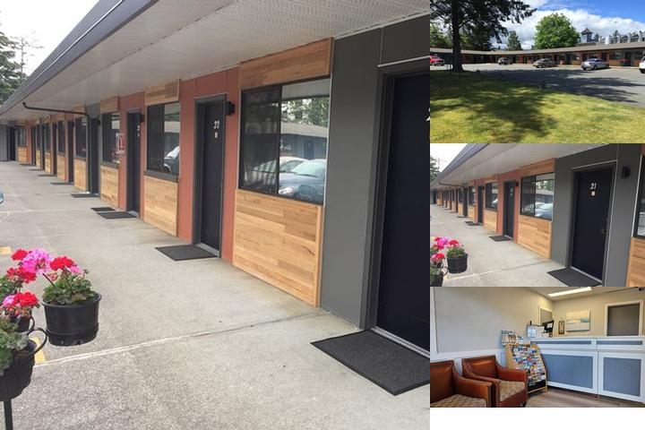 Vancouver Island Parksville Motel photo collage