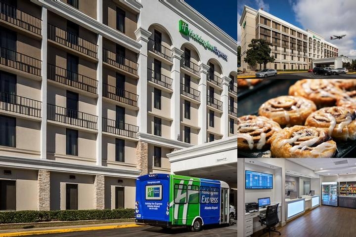 Holiday Inn Express Atlanta Airport College Park photo collage