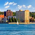 Exterior of Delta Hotels by Marriott Sault Ste. Marie Waterfront