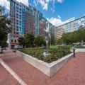 Exterior of Global Luxury Suites at Reston Town Square Park