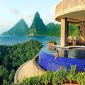 Exterior of Jade Mountain Resort