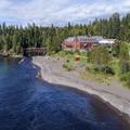 Exterior of Lutsen Resort on Lake Superior