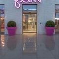 Exterior of Moxy London Excel