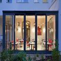 Exterior of Red and Blue Design Hotel Prague