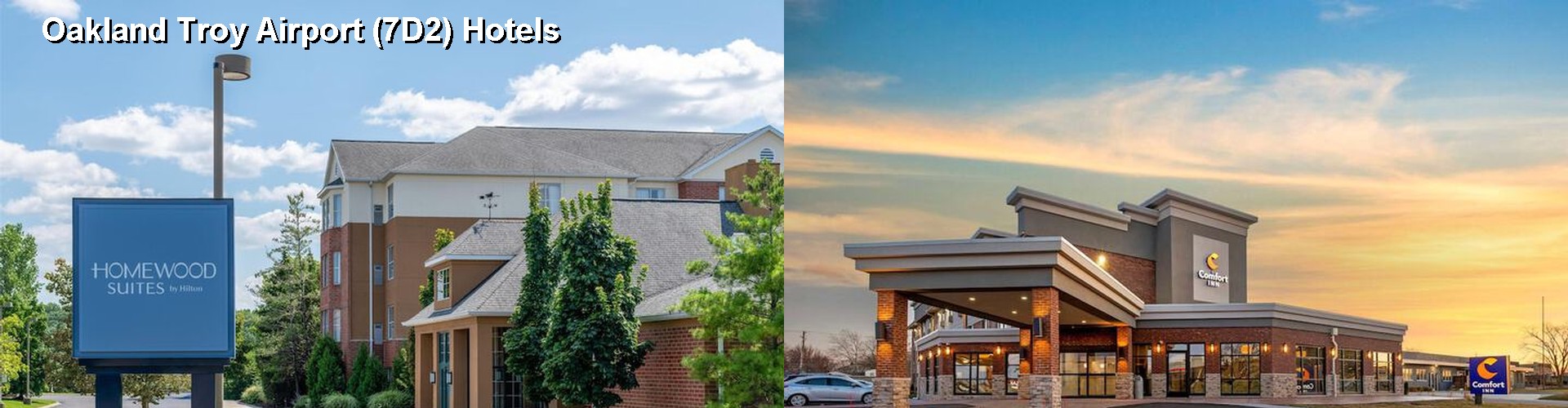 5 Best Hotels near Oakland Troy Airport (7D2)