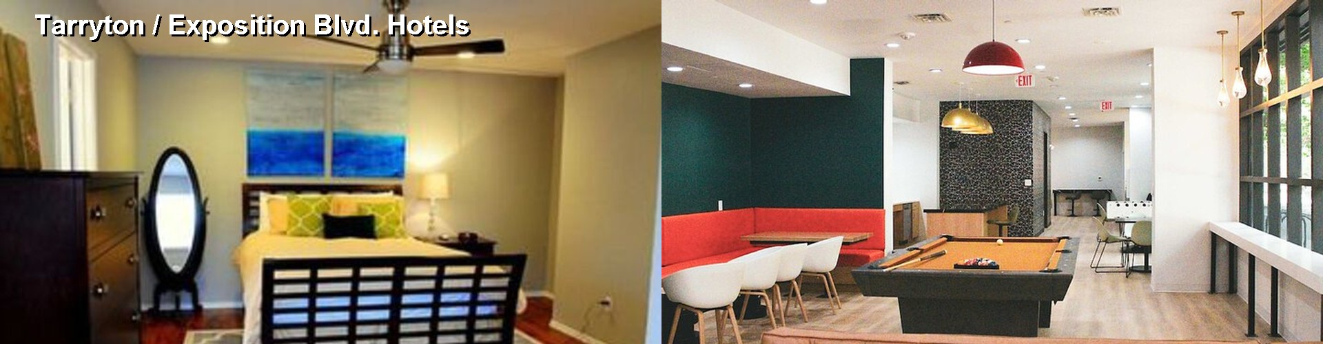 2 Best Hotels near Tarryton / Exposition Blvd.