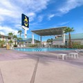 Swimming pool at Motel 6 Las Vegas Nv Tropicana