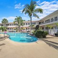 Swimming pool at Tradewinds Apartment Hotel