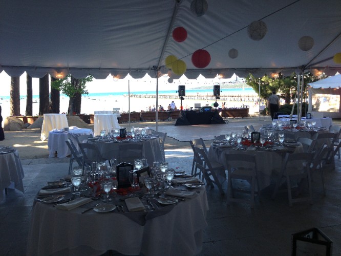 Photo of Lakfefront Tented Patio
